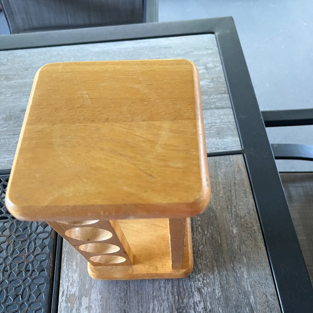 Cute Solid Wood Spice Rack - Picture 2 of 5